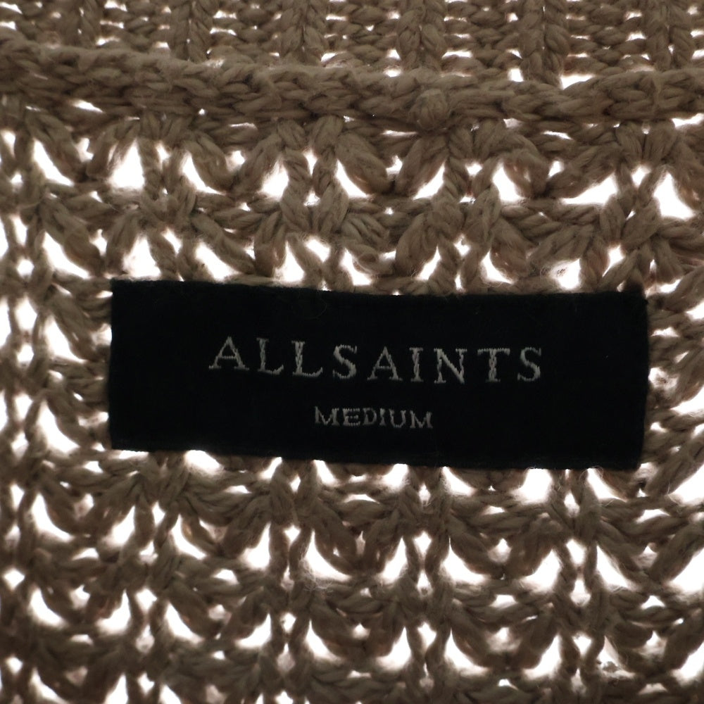 ALLSAINTS(オールセインツ) クルーネックニットセーター コットン ブラウン MK017M AS171073R