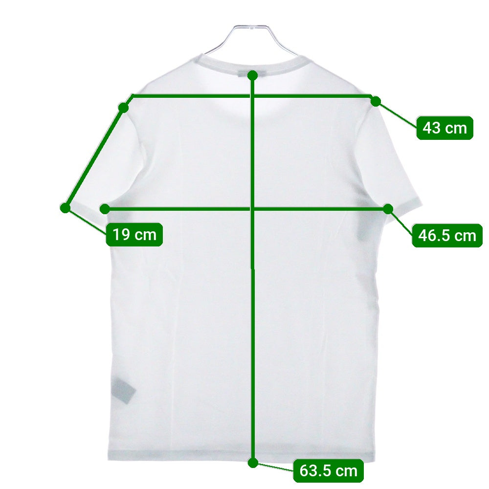 TOM FORD(トムフォード) クルーネック半袖Tシャツ カットソー ホワイト T4M08-104