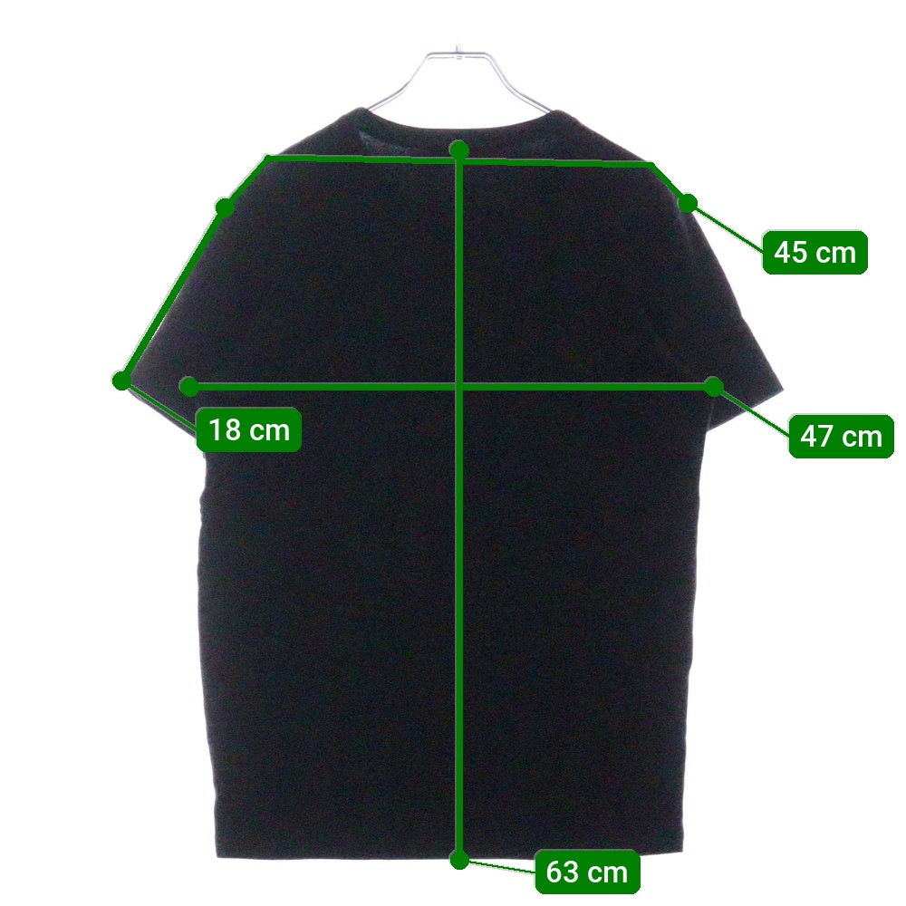 TOM FORD(トムフォード) クルーネック半袖Tシャツ カットソー ブラック T4M08-104