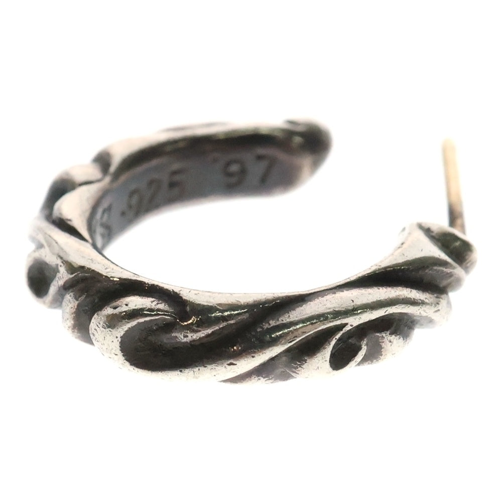 CHROME HEARTS(クロムハーツ) HOOP SCROOL スクロール フープピアス シルバー BCA102