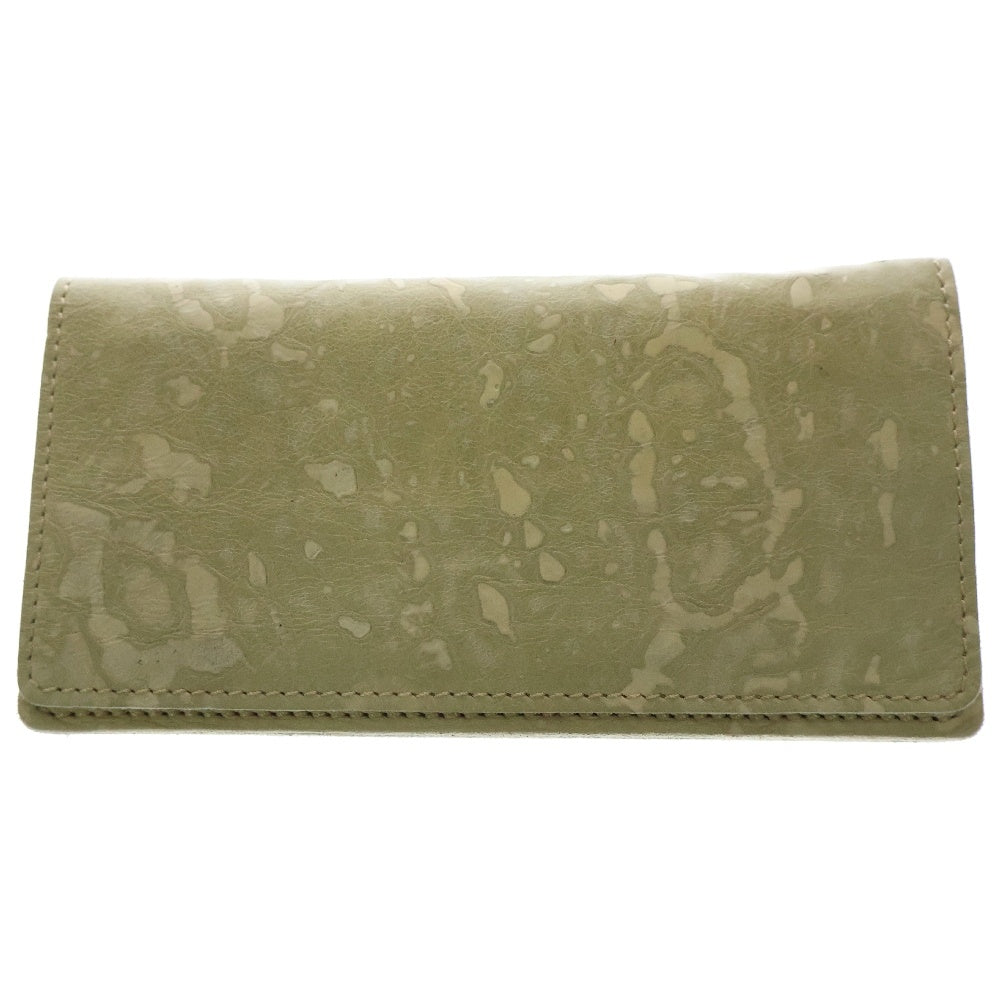 Yohji Yamamoto POUR HOMME(ヨウジヤマモト プールオム) 00AW フック付き レザー ロングウォレット 二つ折り財布 ホワイト