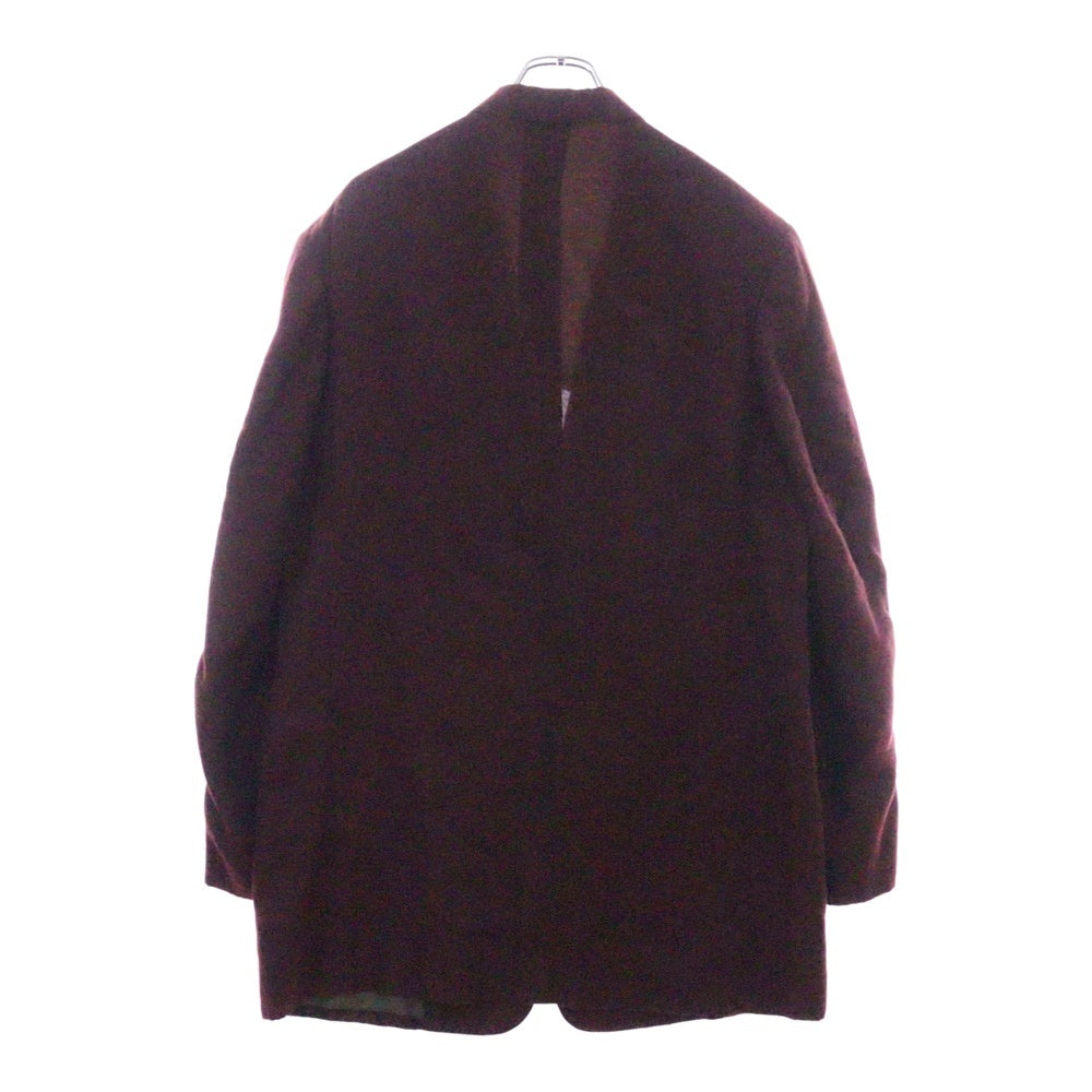 Yohji Yamamoto POUR HOMME(ヨウジヤマモト プールオム) 90S レーヨン 2Bシングル テーラードジャケット レッド
