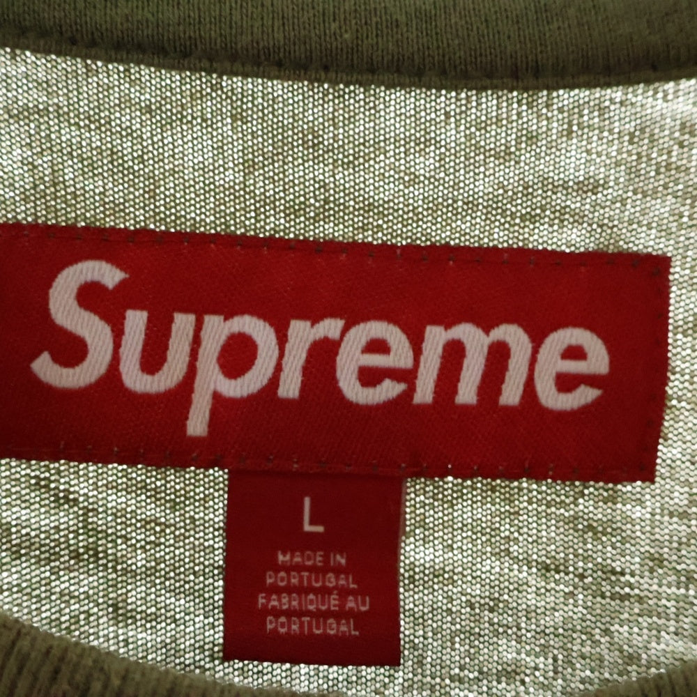 SUPREME(シュプリーム) 24SS Small Box Tee スモールボックスロゴプリント半袖Tシャツ カットソー カーキ