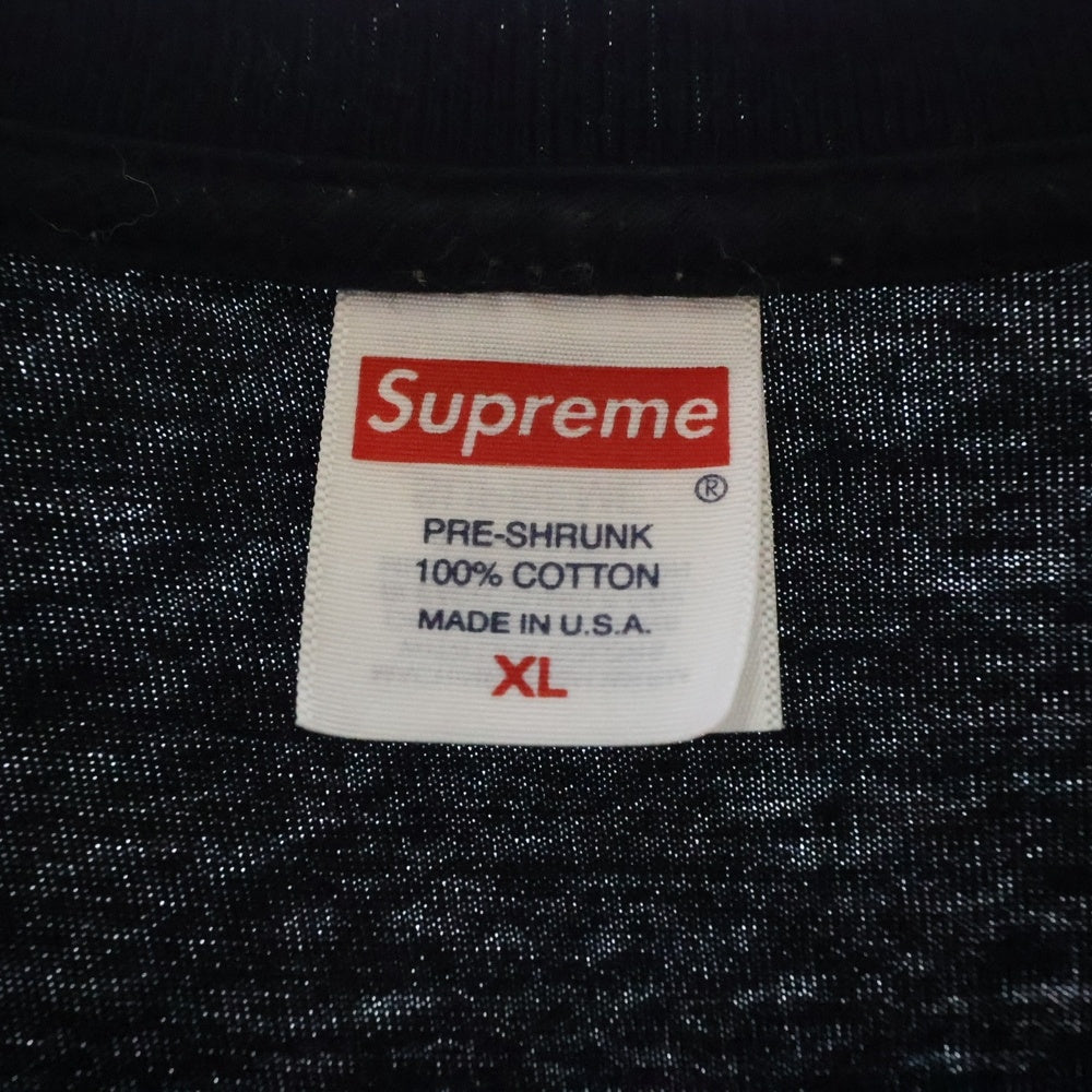 SUPREME(シュプリーム) 24SS Maradona Tee マラドーナ フロントプリント 半袖Tシャツ カットソー ブラック