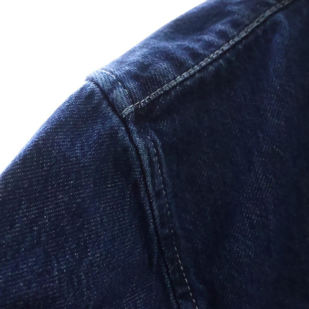 SUPREME(シュプリーム) 24AW Small Box Shirt Rinsed Denim スモールボックスロゴ デニム 長袖シャツ インディゴ