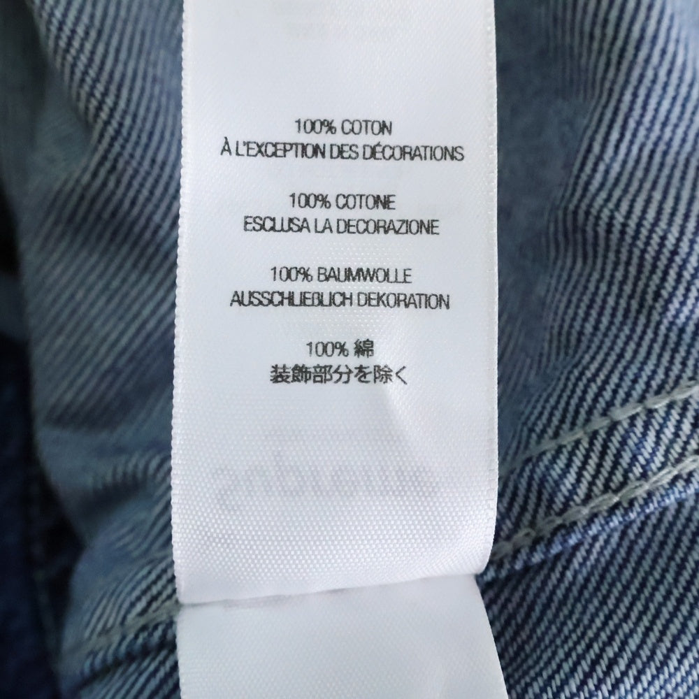 SUPREME(シュプリーム) 24AW Small Box Shirt Rinsed Denim スモールボックスロゴ デニム 長袖シャツ インディゴ