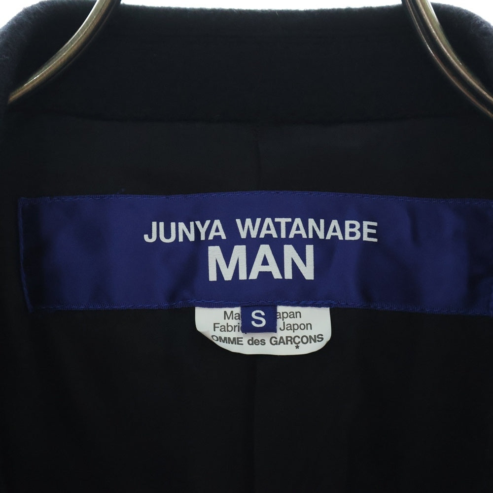 JUNYA WATANABE COMME des GARCONS(ジュンヤワタナベ コムデギャルソン) ウールカシミヤビーバージャケット ブラック WL-J031