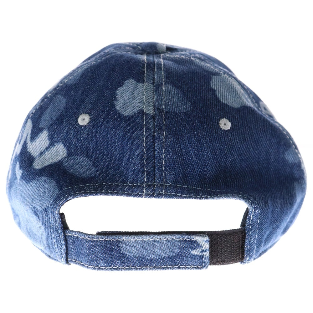 MARNI(マルニ) 24SS ブリーチデザイン デニムキャップ 帽子 インディゴ CLZC0108A0 USCW08