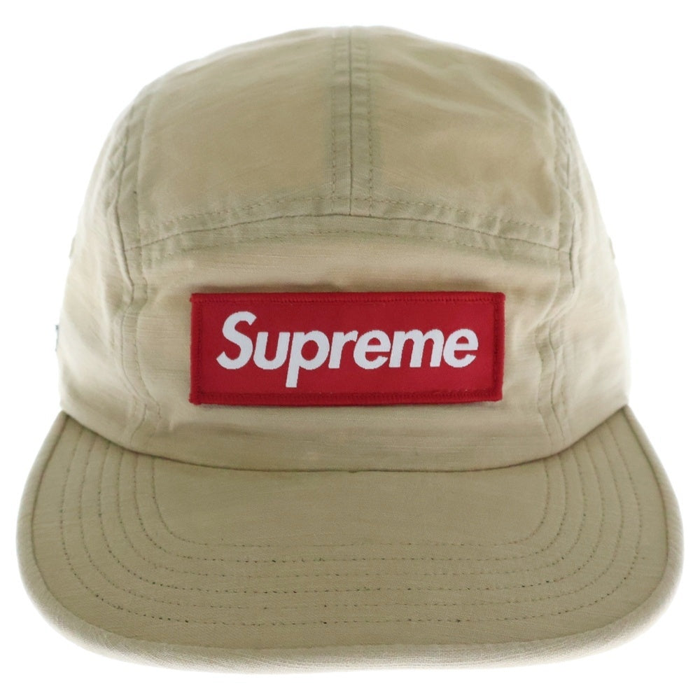 SUPREME(シュプリーム) 20SS Military Camp Cap ボックスロゴ ミリタリーキャンプキャップ 帽子 ベージュ