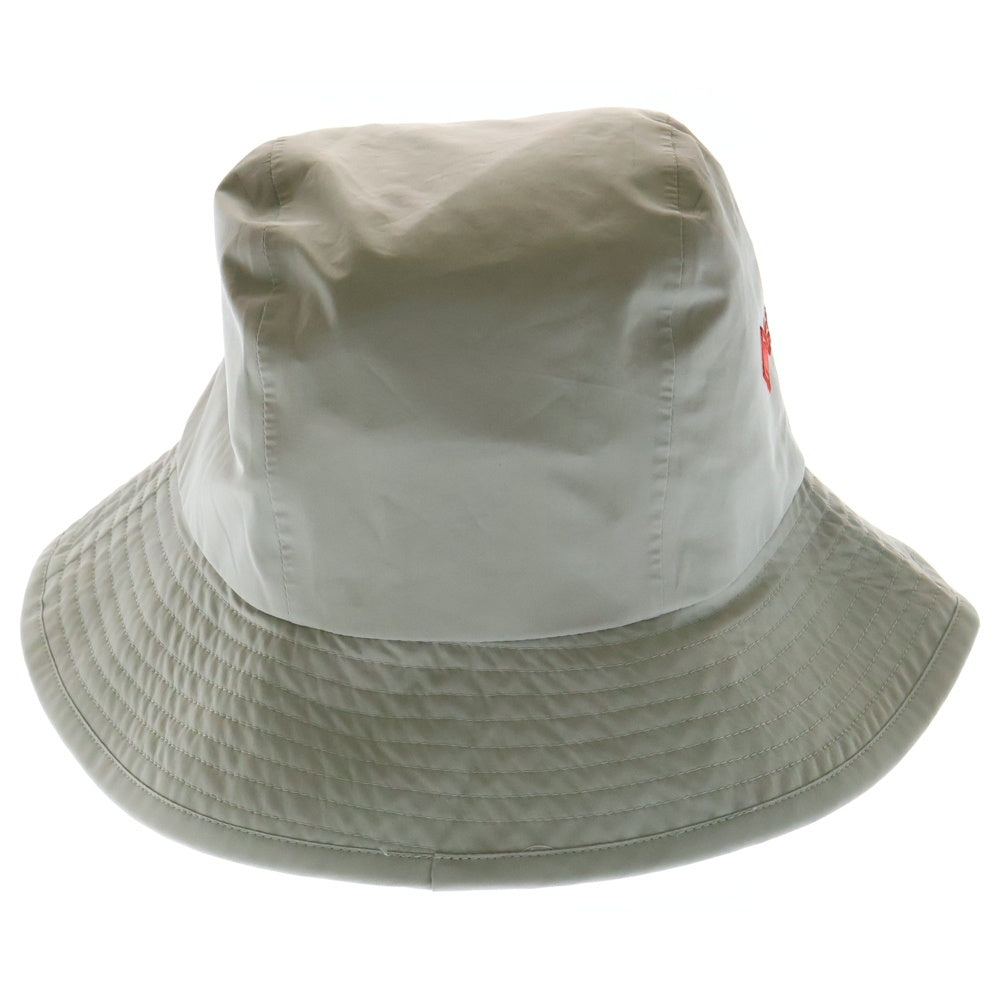 STUSSY(ステューシー) GORE-TEX BUCKET HAT ゴアテックス ロゴ刺繍 ナイロン バケットハット 帽子 グレー