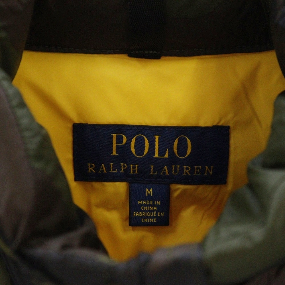 POLO RALPH LAUREN(ポロラルフローレン) Camo Lightweight Down Jacket カモフラ ライトウェイト ナイロン ダウンジャケット カーキ 710717000001