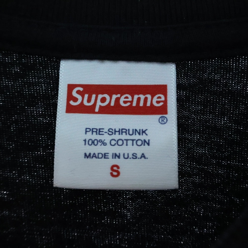 SUPREME(シュプリーム) 21AW ×THRASHER Multi Logo L/S Tee マルチロゴ プリント クルーネック 長袖Tシャツ カットソー ブラック