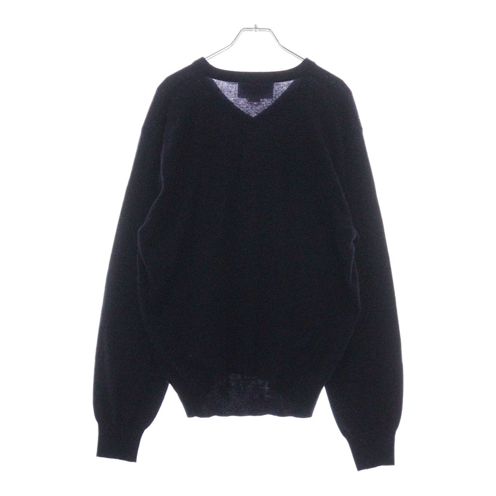 GUCCI(グッチ) ×adidas Logo Embroidery Knit Sweater アディダス ロゴ刺繍 ニットセーター ネイビー 700445