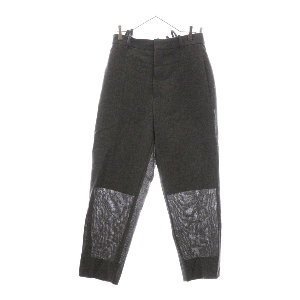 JIL SANDER(ジルサンダー) 21SS スラックス トラウザーズ ウール ロングパンツ グレー J21KA0208 J41398
