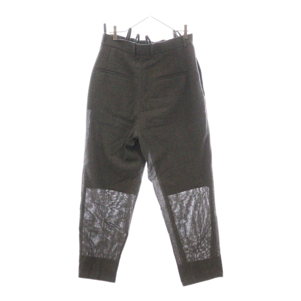 JIL SANDER(ジルサンダー) 21SS スラックス トラウザーズ ウール ロングパンツ グレー J21KA0208 J41398