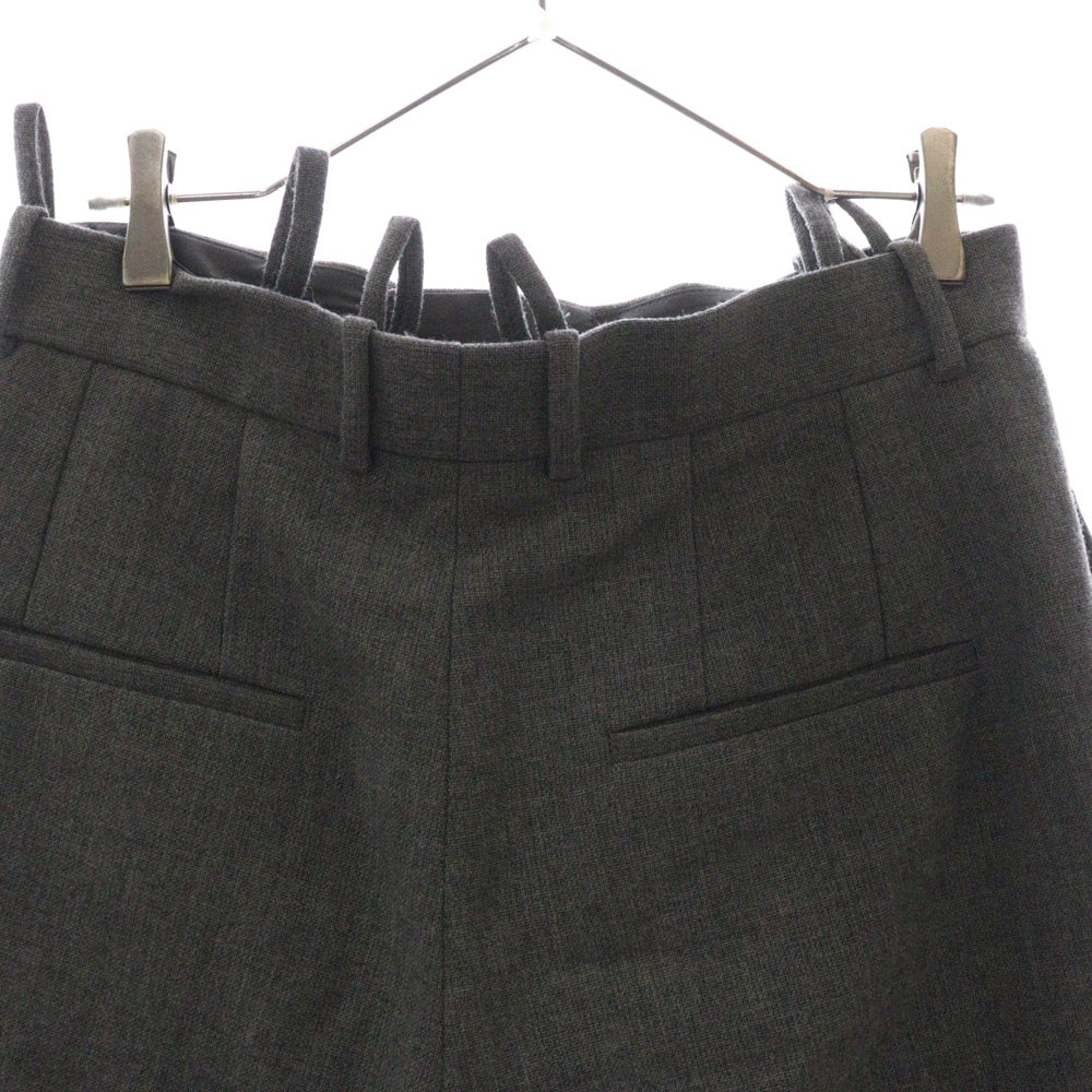 JIL SANDER(ジルサンダー) 21SS スラックス トラウザーズ ウール ロングパンツ グレー J21KA0208 J41398
