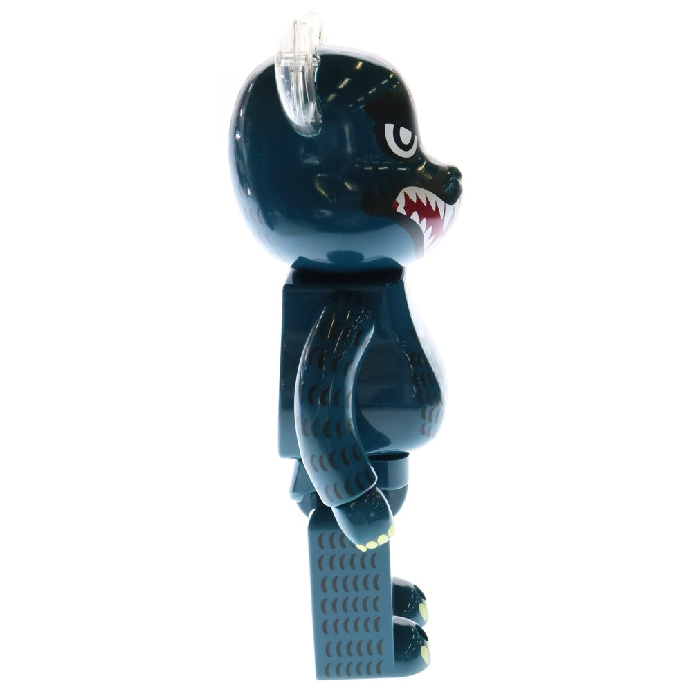 MEDICOM TOY(メディコムトイ) BE@RBRICK ×ゴジラ 60周年記念 400% ベアブリック 人形 フィギュア ネイビー