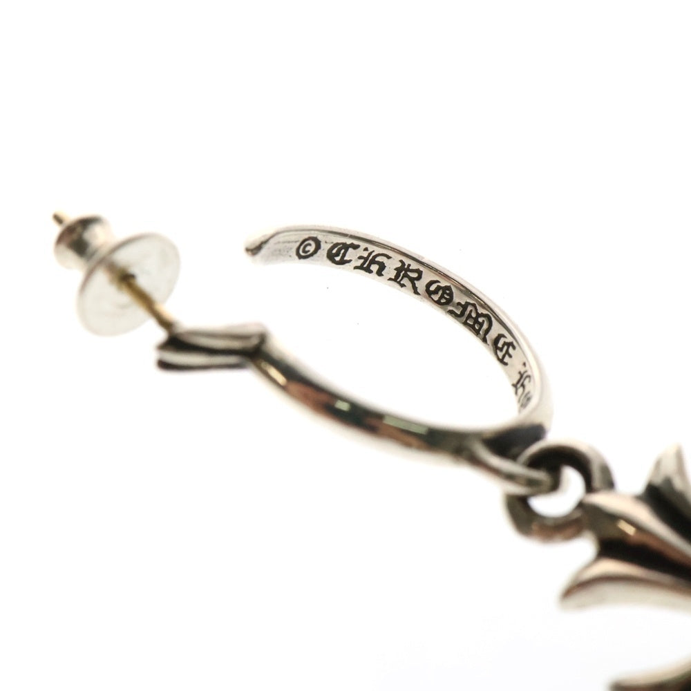 CHROME HEARTS(クロムハーツ) TINY CH CROSS タイニーCHクロス フープピアス シルバー BCA115