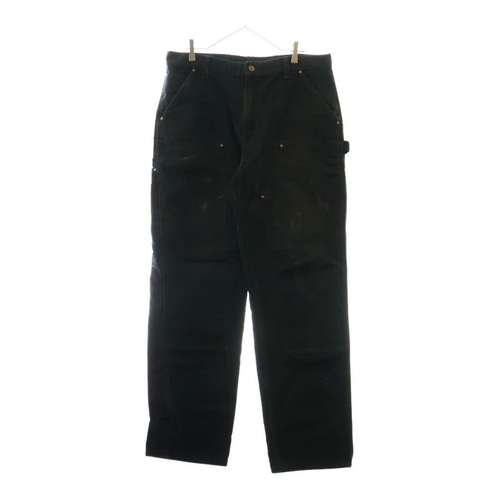 CARHARTT(カーハート) USA製 ダブルニー カーペンター ワークロングパンツ ブラック B-136