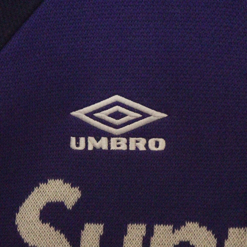 SUPREME(シュプリーム) 25SS ×Umbro Zip Up Sweater アンブロ ロゴ刺繍 コットン ジップアップ ニット セーター パープル