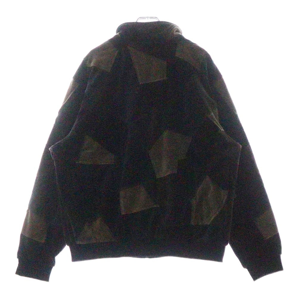 SUPREME(シュプリーム) 25SS Patchwork Velour Track Jacket パッチワーク ベロア ロゴ刺繍 ジップアップ トラックジャケット マルチ