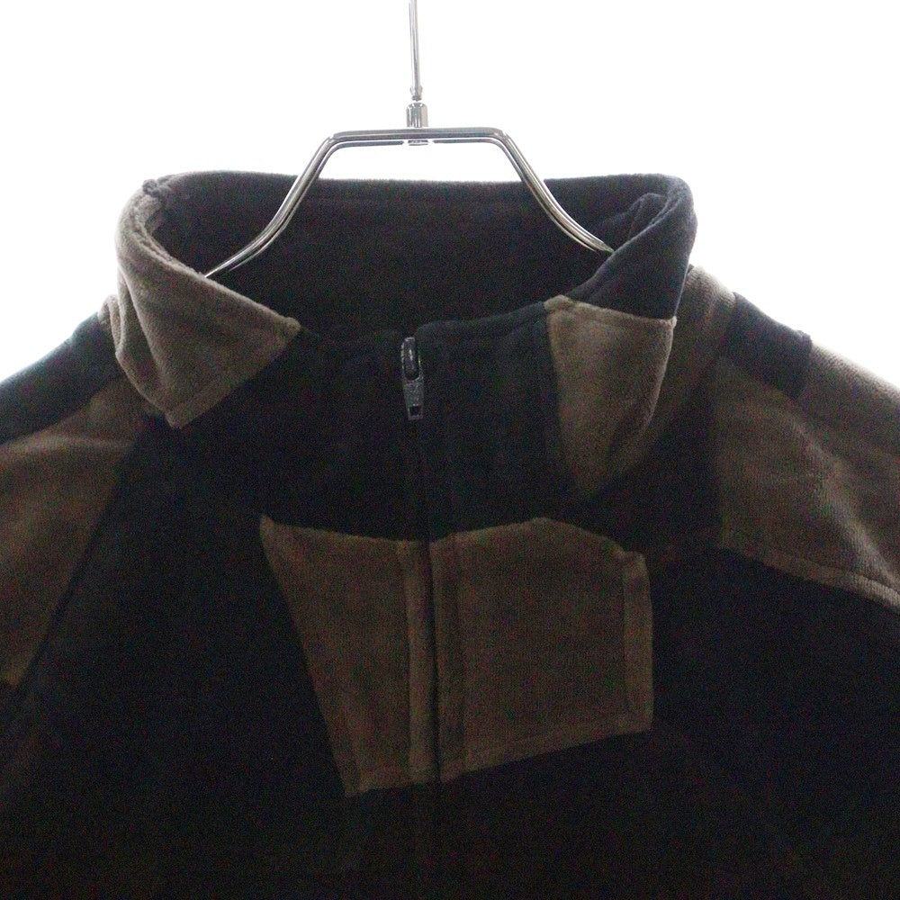 SUPREME(シュプリーム) 25SS Patchwork Velour Track Jacket パッチワーク ベロア ロゴ刺繍 ジップアップ トラックジャケット マルチ