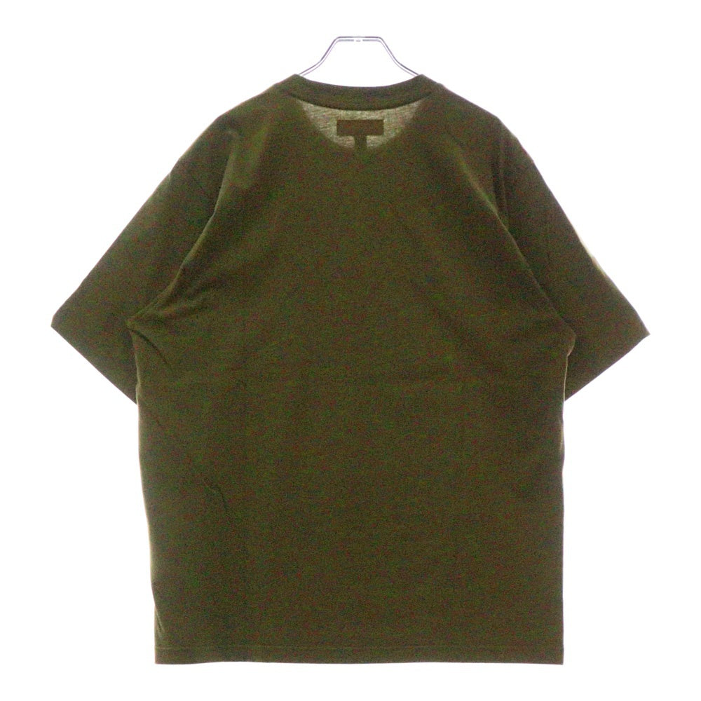 SUPREME(シュプリーム) 24AW Cursive S/S Top カーシブ ロゴ刺繍 クルーネック 半袖Tシャツ カットソー オリーブ
