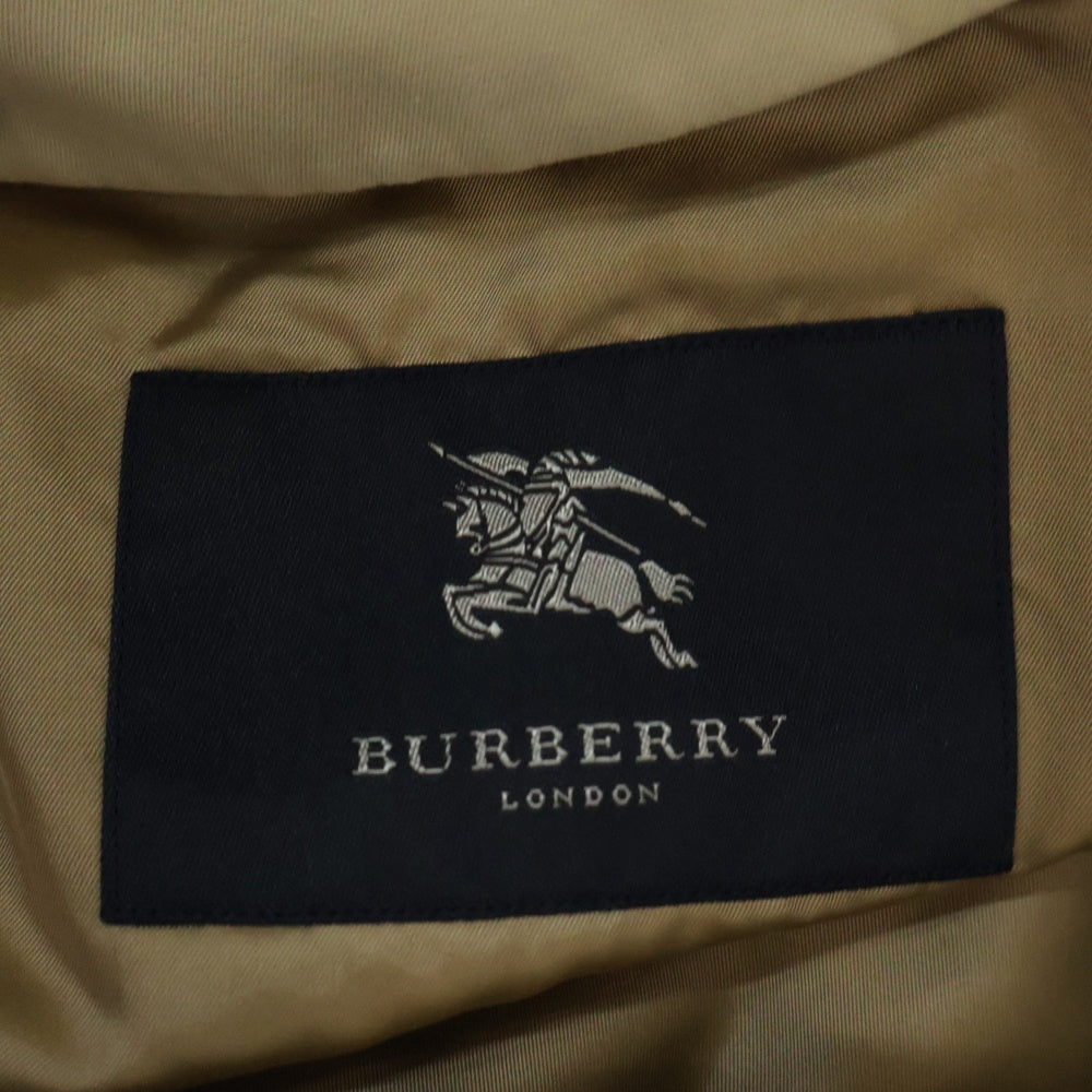 BURBERRY LONDON(バーバリーロンドン) ノバチェック ウール ライナー付き ステンカラーコート ベージュ A1A85-877-03