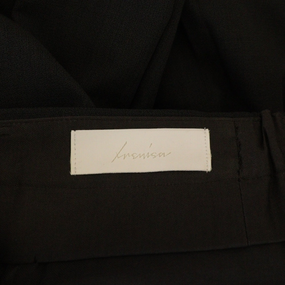 IRENISA(イレニサ) 25SS TWO TUCKS TAPERED TROUSERS ツータック テーパード トラウザーズ スラックスパンツ グレー IH-25SS-P039-NDC