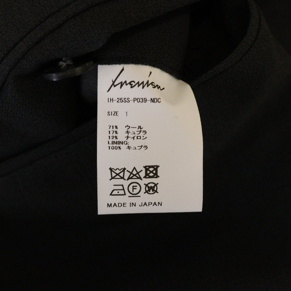 IRENISA(イレニサ) 25SS TWO TUCKS TAPERED TROUSERS ツータック テーパード トラウザーズ スラックスパンツ グレー IH-25SS-P039-NDC