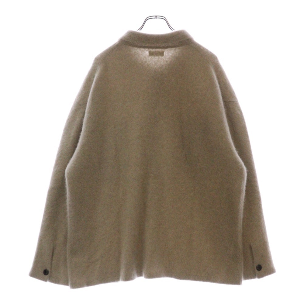nakedgauge(ネイキッドゲージ) 24AW ニット オーバーシャツ ジャケット アイボリー NG24W-04SW01C