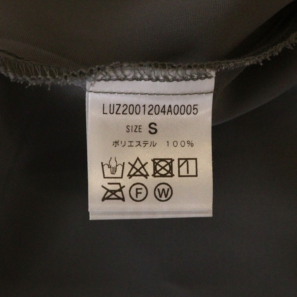 Lui's(ルイス) 21AW パウダーサテン ポリエステル 長袖シャツ グレー LUZ2001204A0005