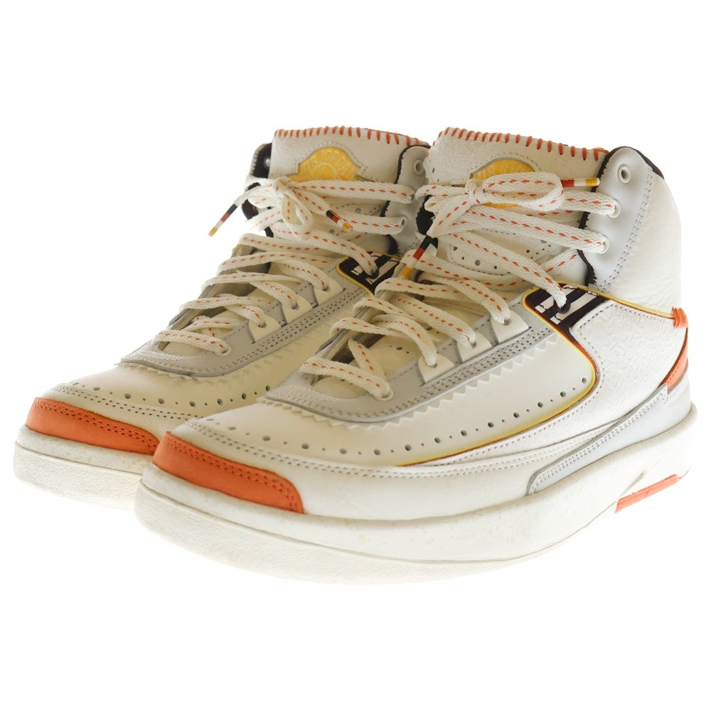 NIKE(ナイキ) AIR JORDAN2 RETRO SP MAISON CHATEAU ROUGE エアジョーダン2 レトロ ハイカットスニーカー ホワイト US7.5/25.5cm DO5254-180