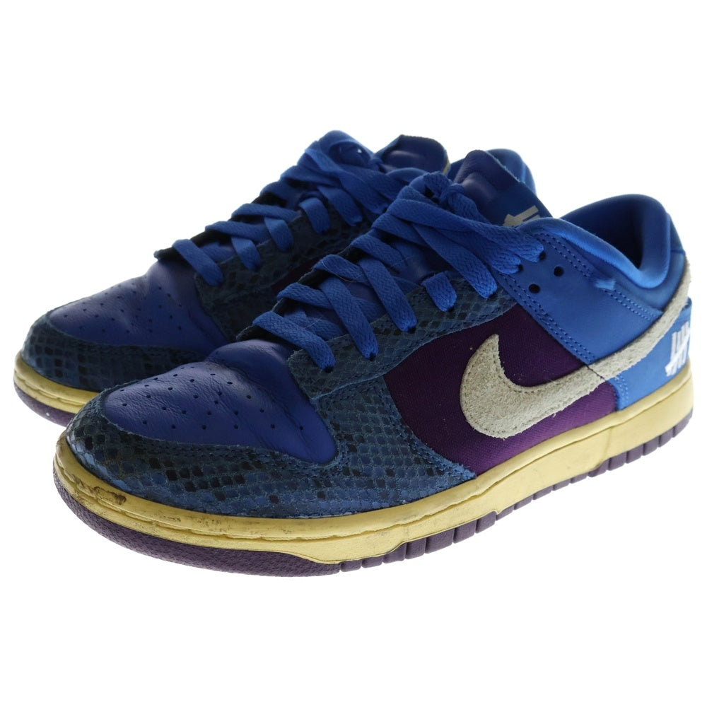 NIKE(ナイキ) ×UNDEFEATED DUNK LOW SP ROYAL アンディフィーテッド ダンク ロイヤル ローカットスニーカー ブルー US7.5/25.5cm DH6508-400