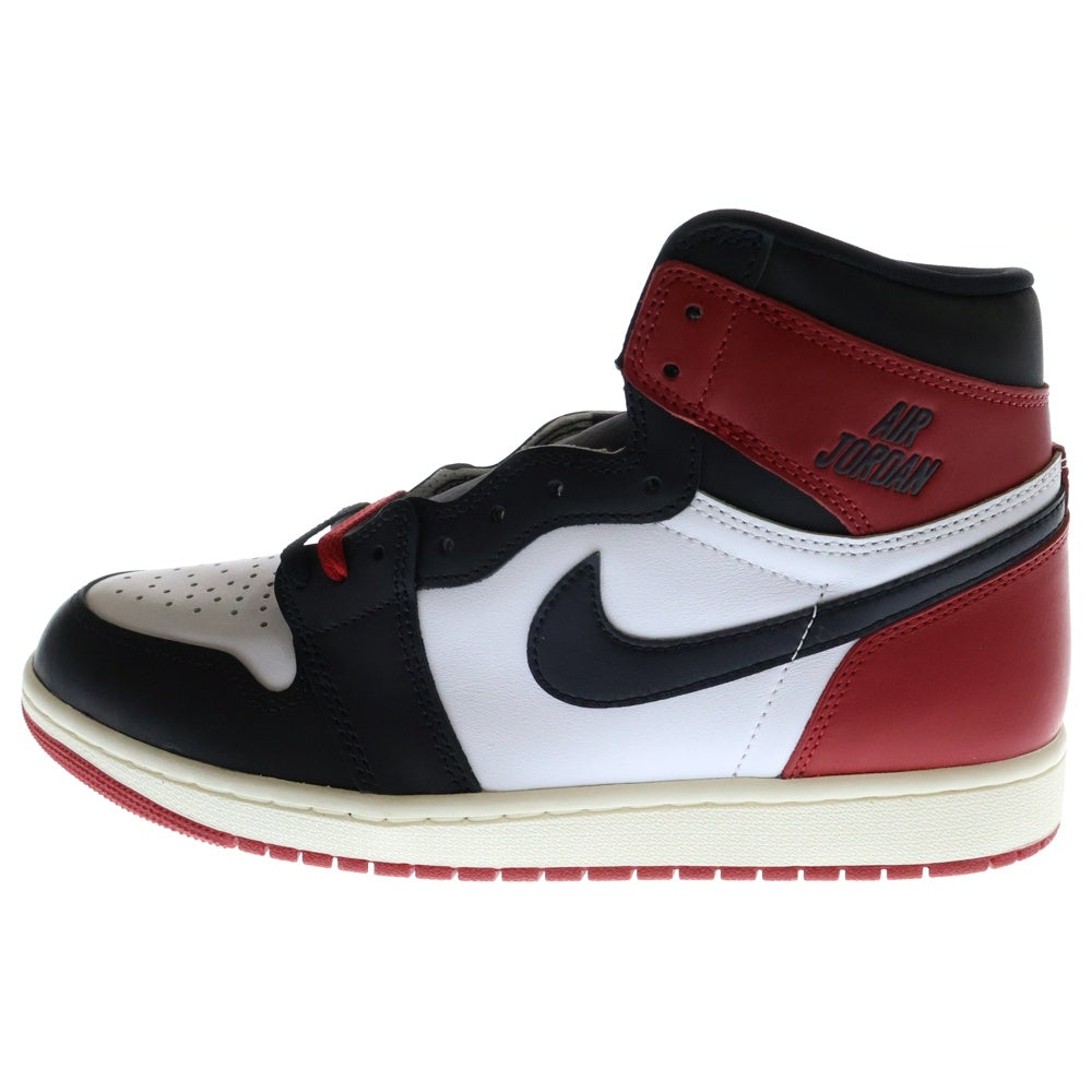 NIKE(ナイキ) AIR JORDAN 1 RETRO HIGH OG BLACK TOE REIMAGINED エアジョーダン レトロ ブラック トゥ ハイカットスニーカー レッド/ホワイト/ブラック US10/28cm DZ5485-106