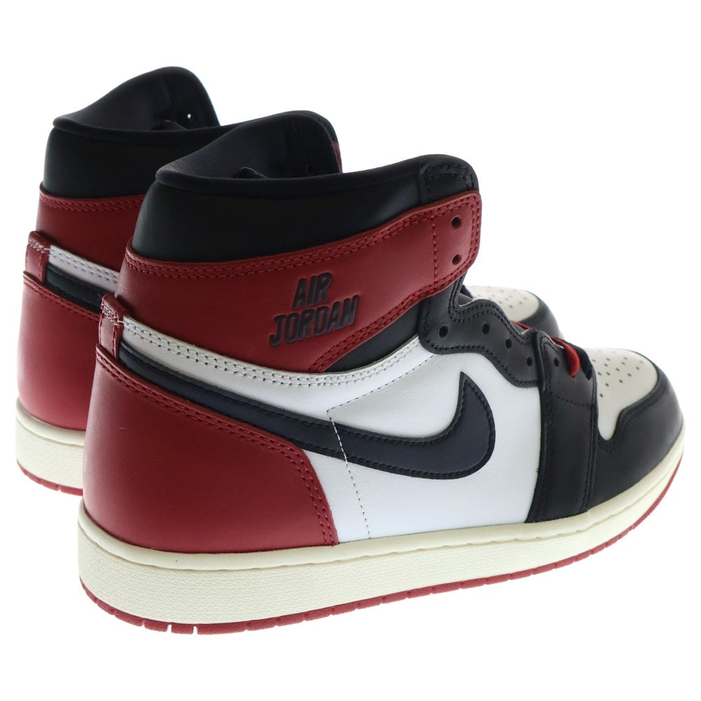 NIKE(ナイキ) AIR JORDAN 1 RETRO HIGH OG BLACK TOE REIMAGINED エアジョーダン レトロ ブラック トゥ ハイカットスニーカー レッド/ホワイト/ブラック US10/28cm DZ5485-106