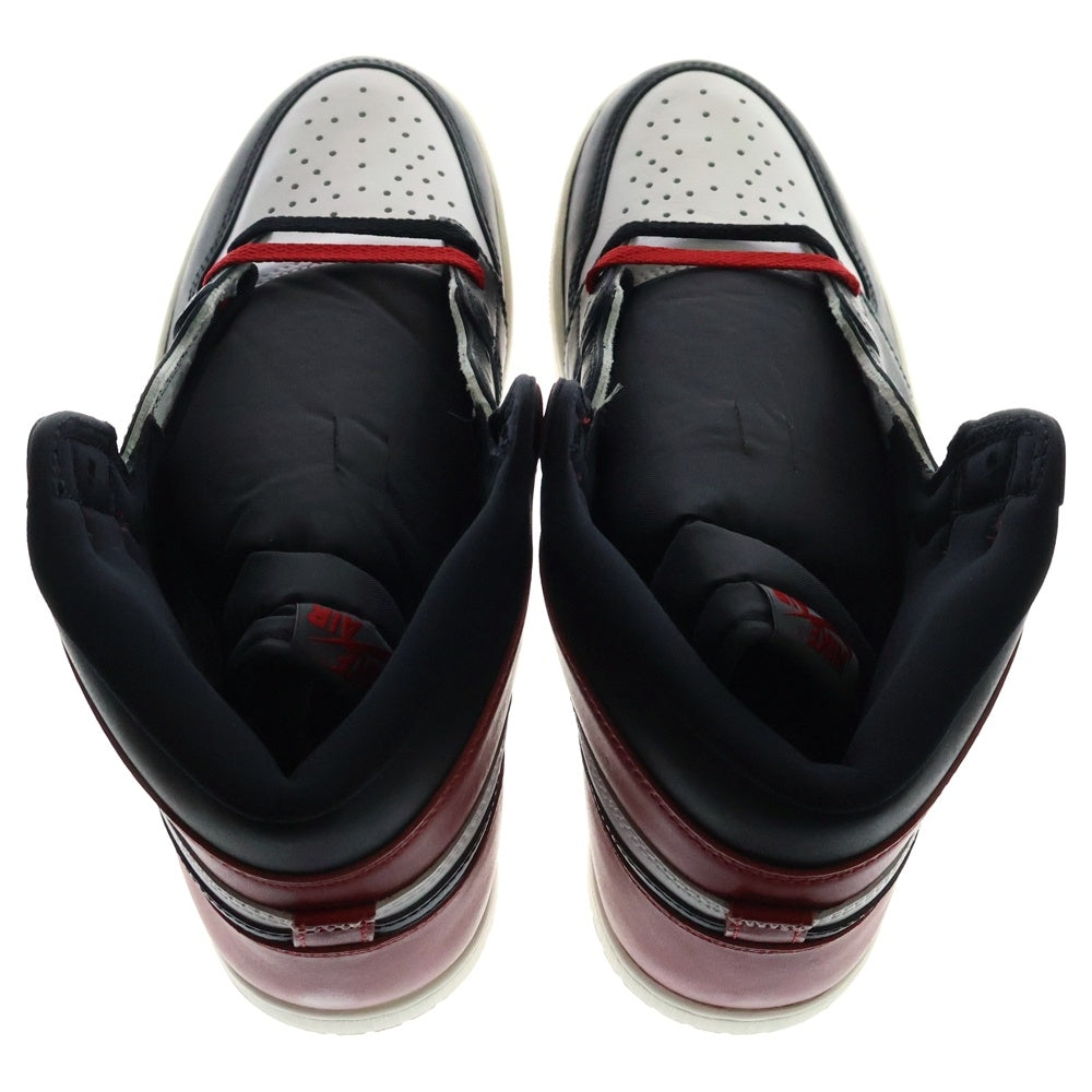NIKE(ナイキ) AIR JORDAN 1 RETRO HIGH OG BLACK TOE REIMAGINED エアジョーダン レトロ ブラック トゥ ハイカットスニーカー レッド/ホワイト/ブラック US10/28cm DZ5485-106