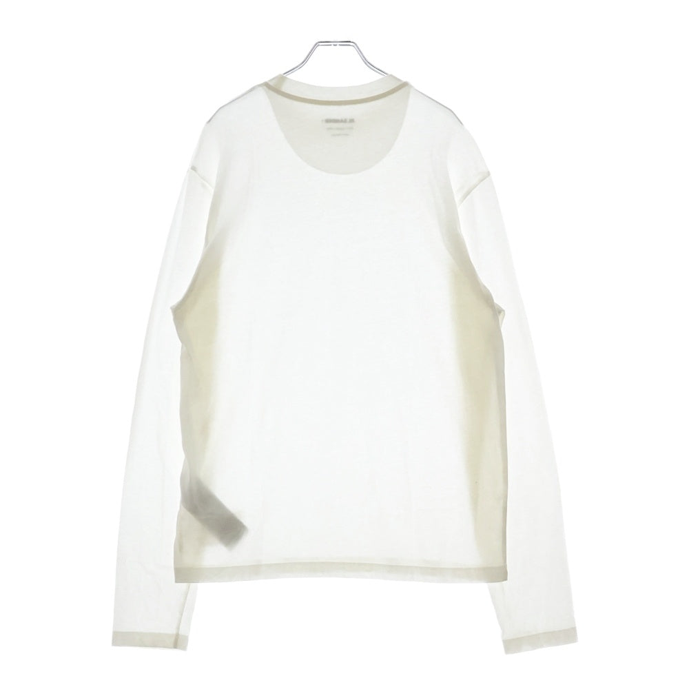 JIL SANDER +(ジルサンダープラス) 22AW T-SHIRT CN SS 3PACK 3枚セット クルーネック 長袖Tシャツ カットソー ホワイト J47GC0002