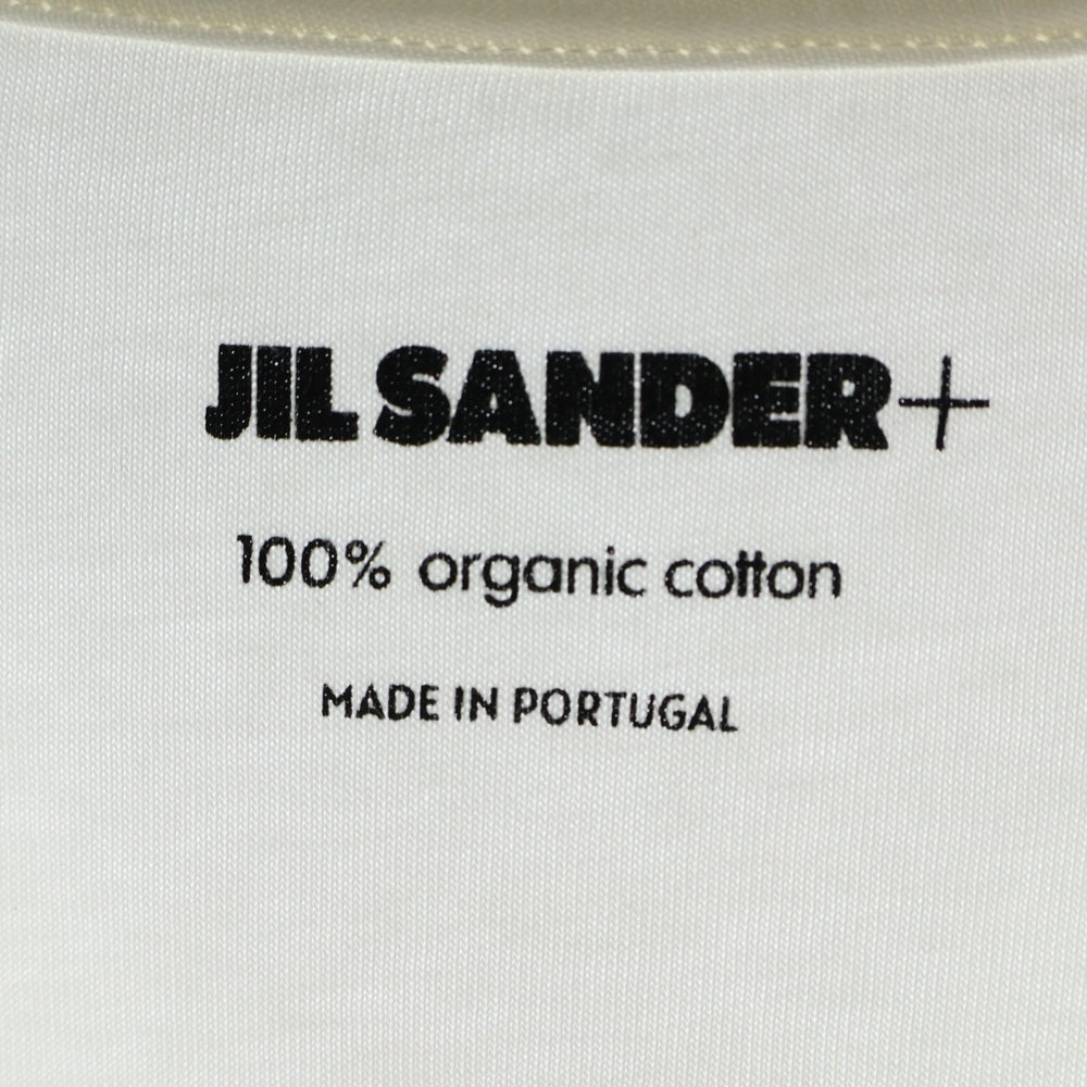 JIL SANDER +(ジルサンダープラス) 22AW T-SHIRT CN SS 3PACK 3枚セット クルーネック 長袖Tシャツ カットソー ホワイト J47GC0002