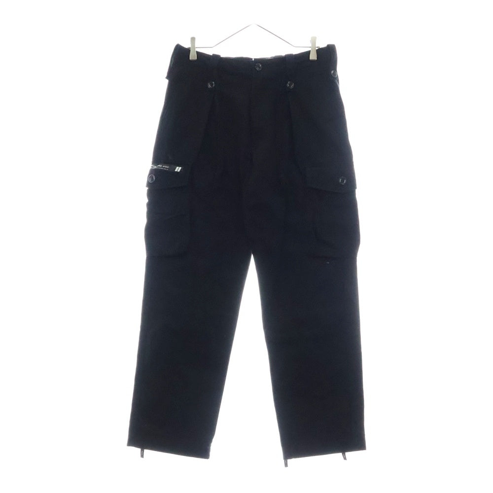 WTAPS(ダブルタップス) 23AW COTTON. TWILL TROUSERS コットン ツイル カーゴ トラウザーズ ロングパンツ ブラック 232WVDT-PTM06