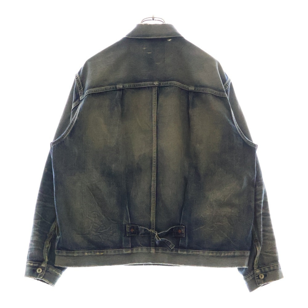 Sacai(サカイ) 24AW ×BEYONDEXX Denim Blouson ビヨンデックス デニム ブルゾン トラッカージャケット インディゴ 24-03521M