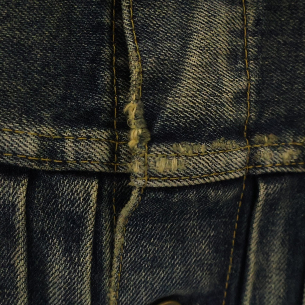 Sacai(サカイ) 24AW ×BEYONDEXX Denim Blouson ビヨンデックス デニム ブルゾン トラッカージャケット インディゴ 24-03521M