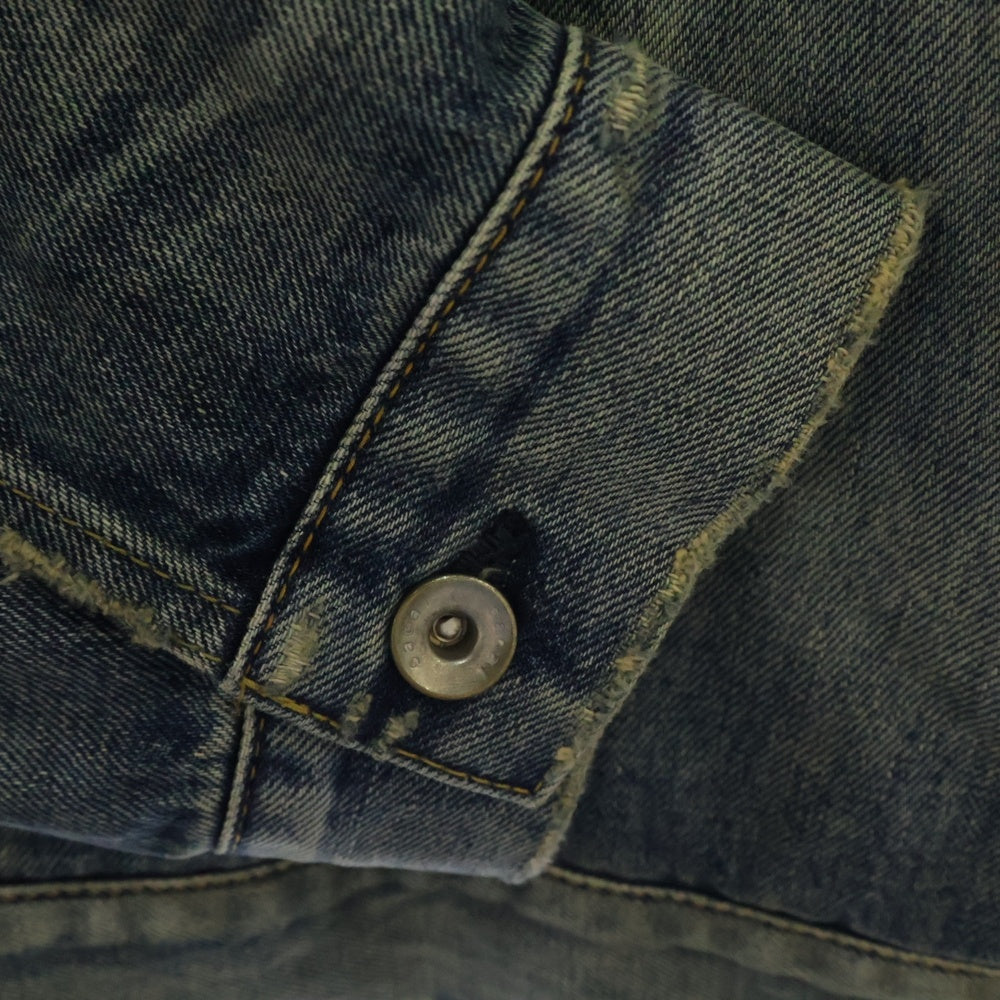 Sacai(サカイ) 24AW ×BEYONDEXX Denim Blouson ビヨンデックス デニム ブルゾン トラッカージャケット インディゴ 24-03521M