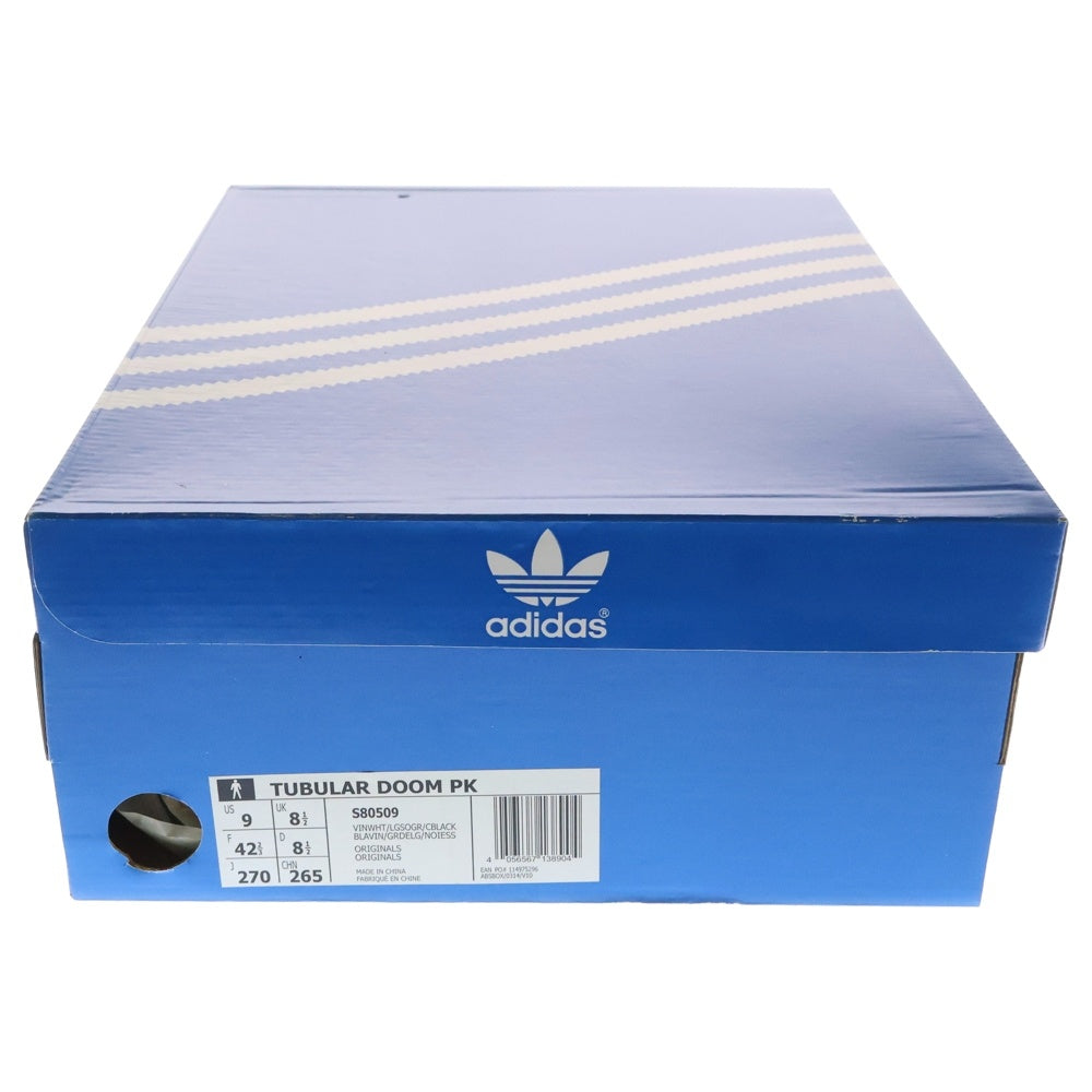 adidas(アディダス) TUBULAR DOOM PK チュブラー ドゥーム ミッドカットスニーカー ホワイト US9/27cm S80509