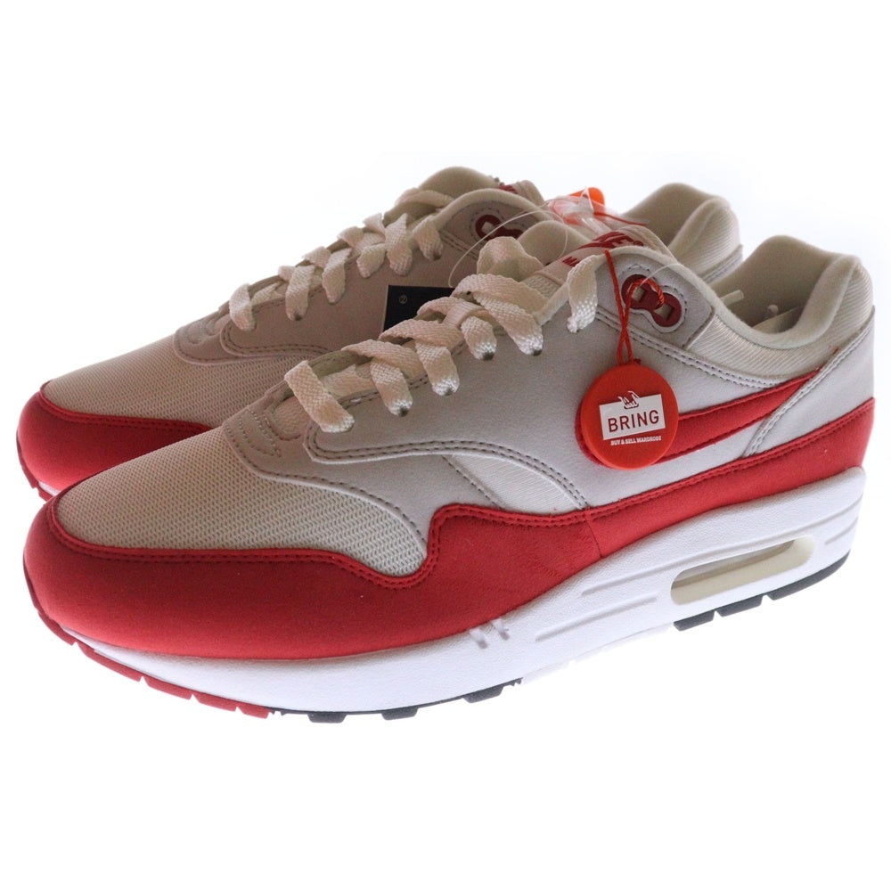 NIKE(ナイキ) AIR MAX 1 ANNIVERSARY エアマックス1 アニバーサリー ローカット スニーカー ホワイト/ブレッド US9/27cm 908375-103