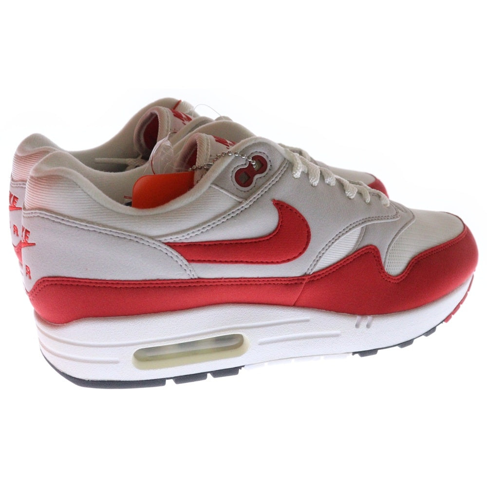 NIKE(ナイキ) AIR MAX 1 ANNIVERSARY エアマックス1 アニバーサリー ローカット スニーカー ホワイト/ブレッド US9/27cm 908375-103