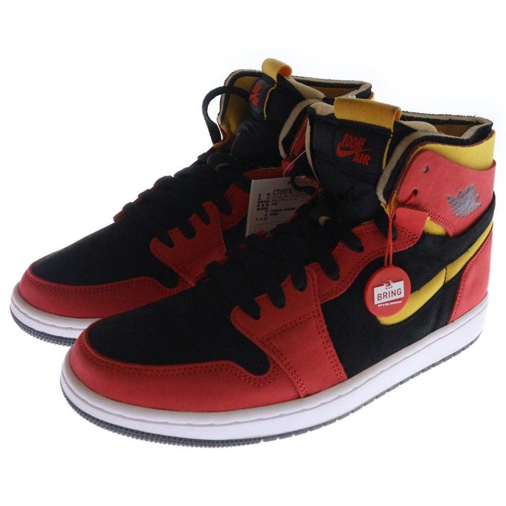 NIKE(ナイキ) AIR JORDAN 1 ZOOM AIR CMFT エアジョーダン1 ズームエアコンフォート ハイカットスニーカー レッド/ブラック US9/27cm CT0978-006