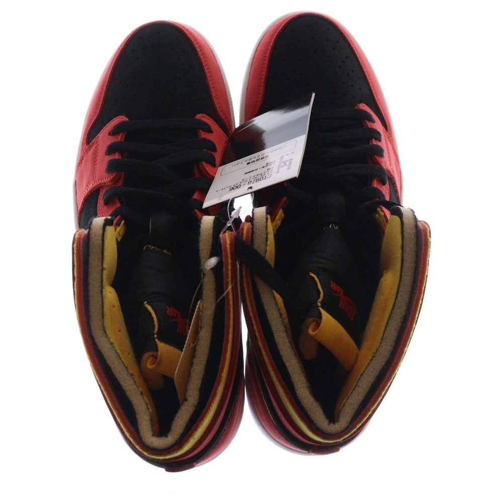 NIKE(ナイキ) AIR JORDAN 1 ZOOM AIR CMFT エアジョーダン1 ズームエアコンフォート ハイカットスニーカー レッド/ブラック US9/27cm CT0978-006