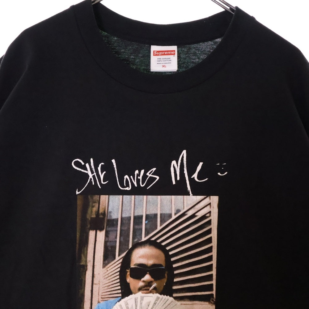 SUPREME(シュプリーム) 25SS Max B Tee マックスB フォトプリント クルーネック 半袖Tシャツ カットソー ブラック
