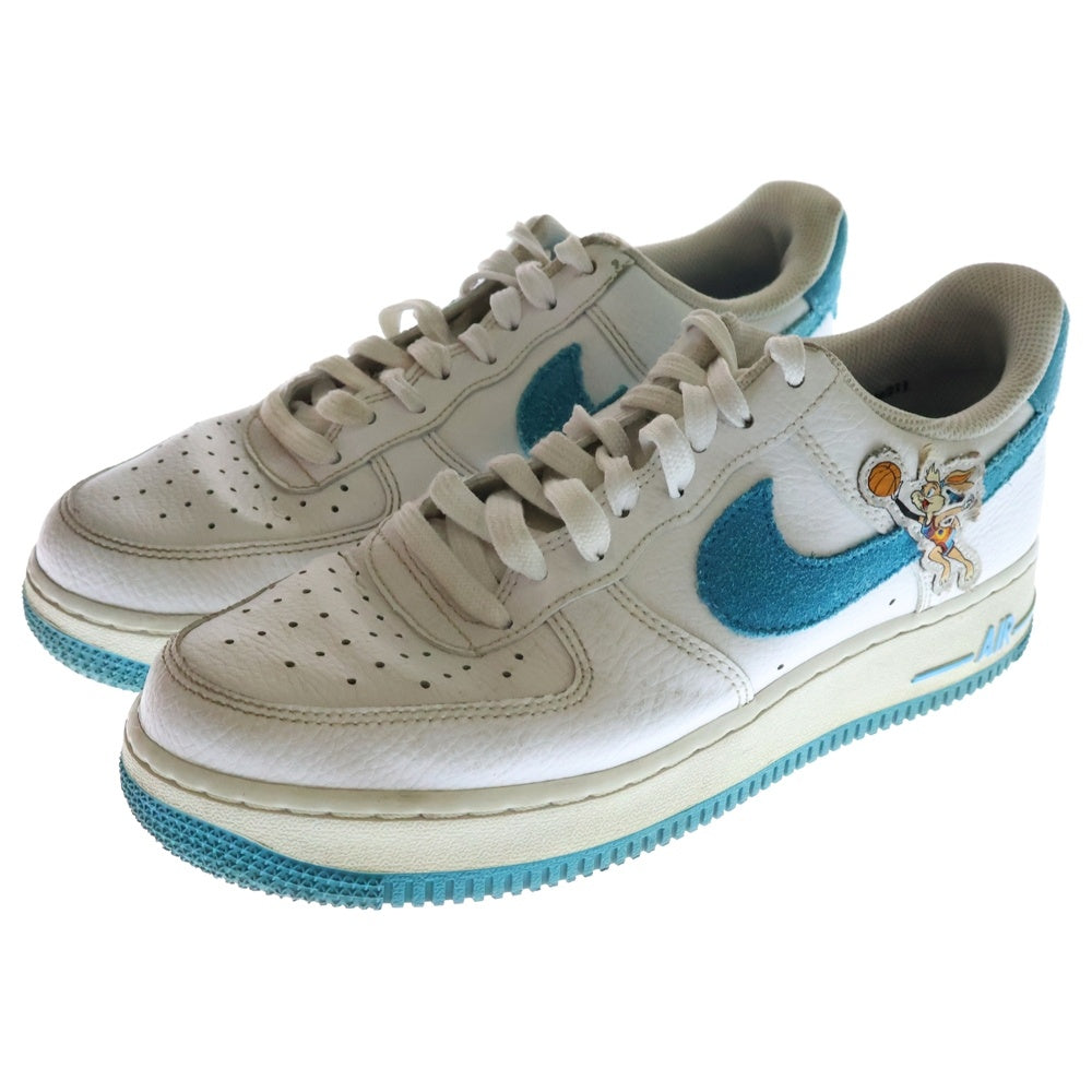 NIKE(ナイキ) AIR FORCE 1 07 SPACE PLAYERS エアフォース1 レースアップローカットスニーカー スペースプレイヤーズ ホワイト/ブルー DJ7998-100 US7.5/25.5cm